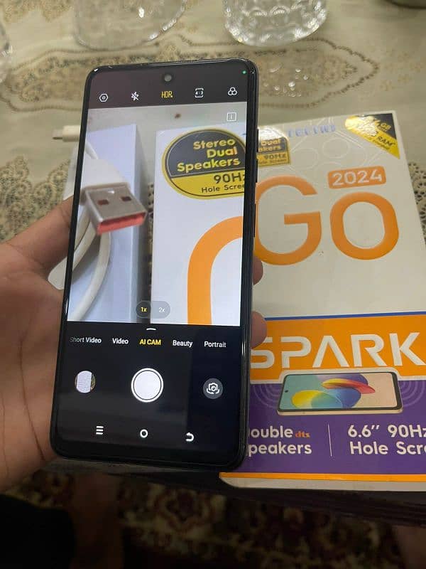 Tecno spark go 2024 8gb 64gb urgent sale 03284116492 4