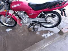 Suzuki GD110 Model 2017 Red Colour Toba Tek Singh Number