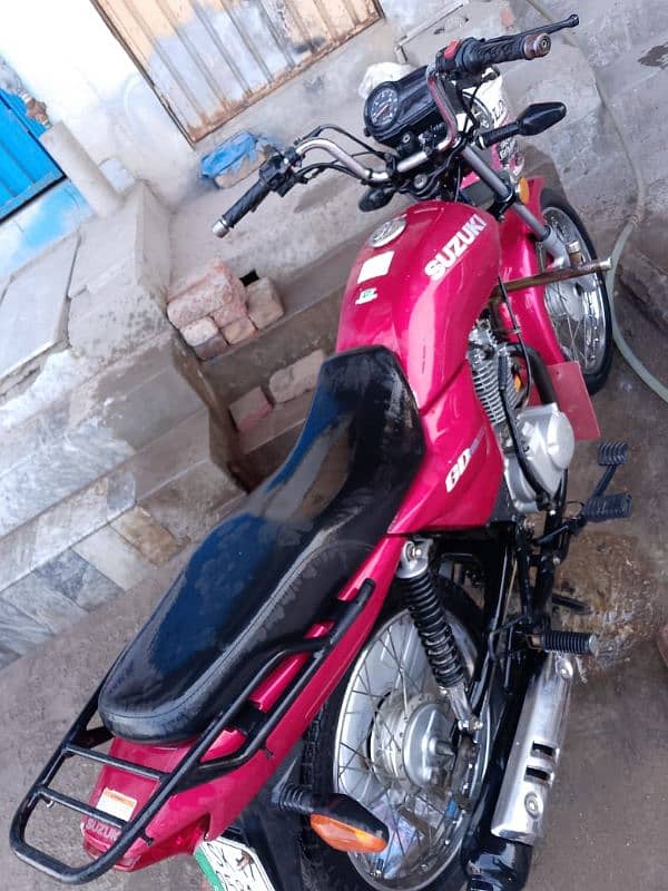 Suzuki GD110 Model 2017 Red Colour Toba Tek Singh Number 2