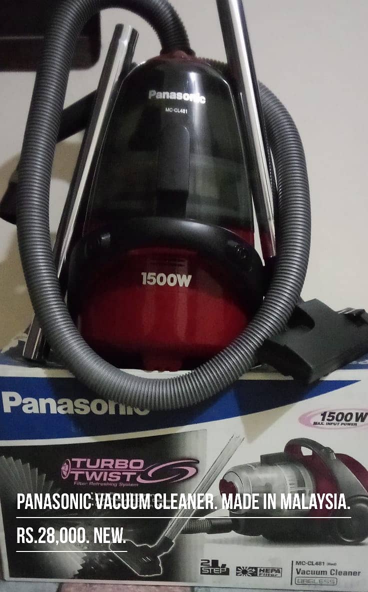 Panasonic vacuum cleaner - NEW 0