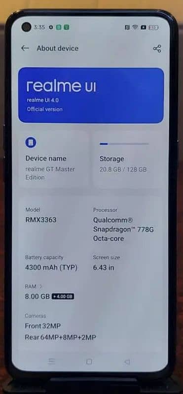 Realme Gt Master Edition 7