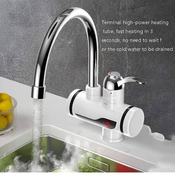 Electric Hot Water Heater Faucet Kitchen Instant Heating Tap Water (wi 0