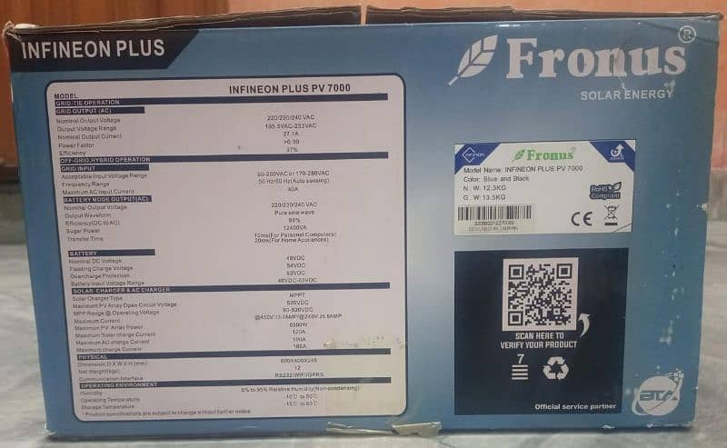 Fronus PV 7000 solar inverter 2