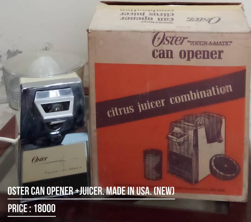 Oster Juicer. Made in USA. (New) 0