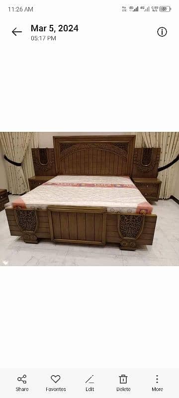 wooden bed set | Polish bed set | modern bed set | new design bed set 11