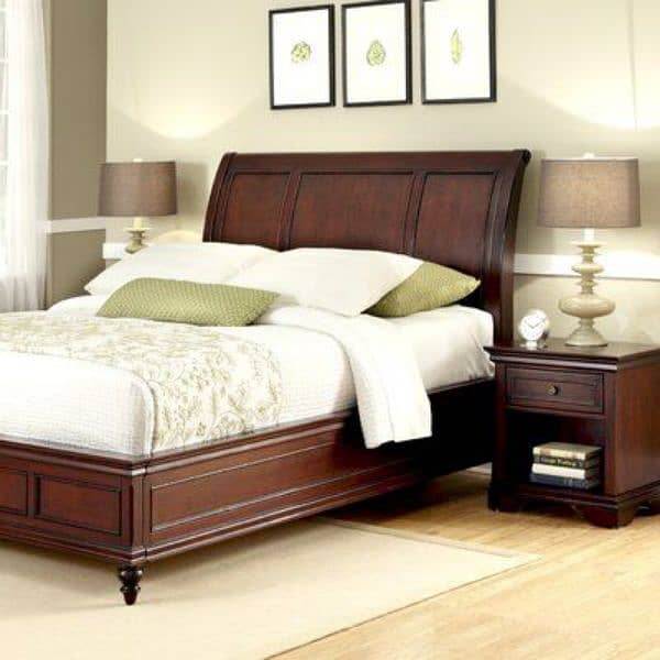 wooden bed set | Polish bed set | modern bed set | new design bed set 14