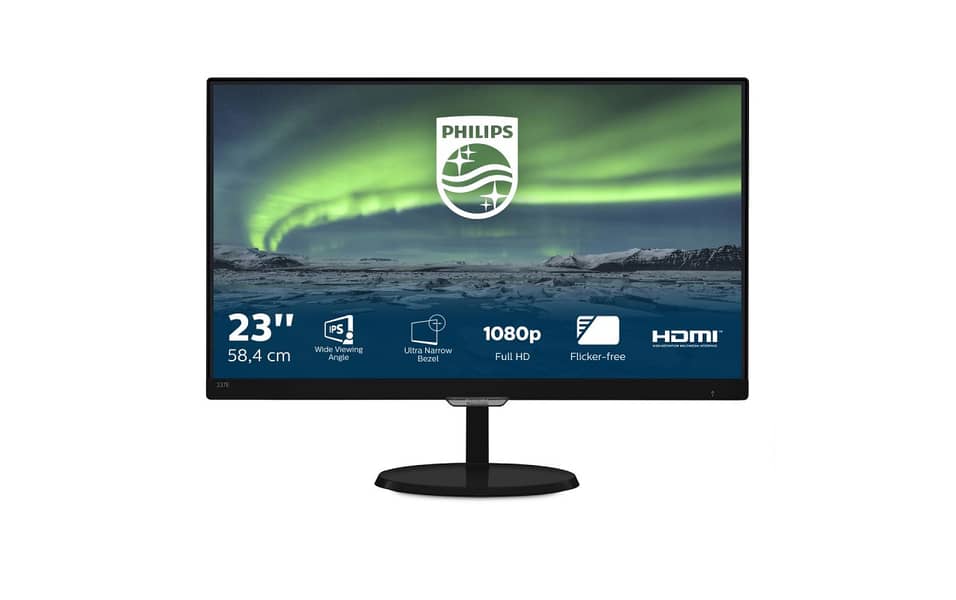 22 Inch Borderless Philips IPS HDMI LED Monitor 7