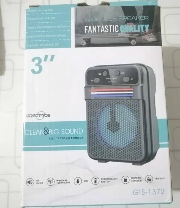 Greatnice Wireless Speaker 3 Inch No Gts-1372 0