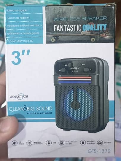 Greatnice Wireless Speaker 3 Inch No Gts-1372 2