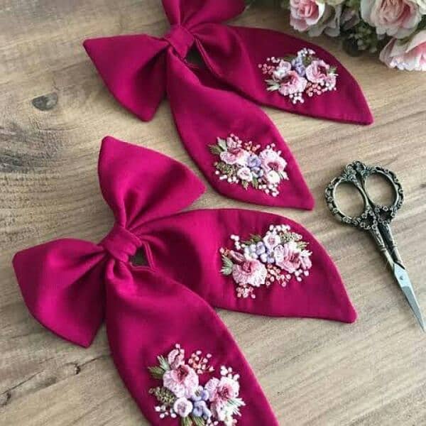 hand made hair bows 0