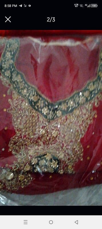 bridal wear lehnga standard size for sale 7