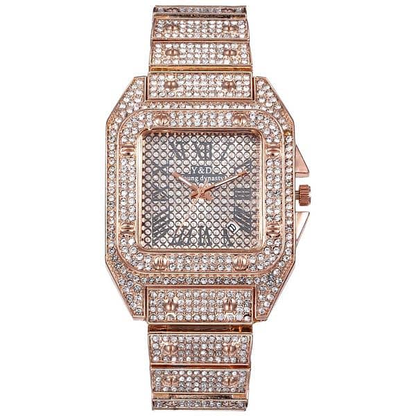 iced out Cartier watch with box premium Quality 4