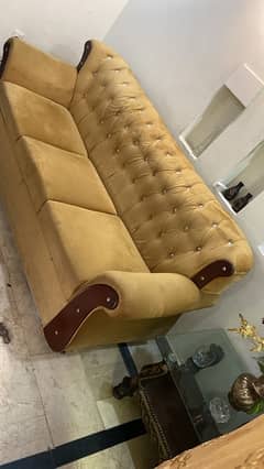 leather sofa