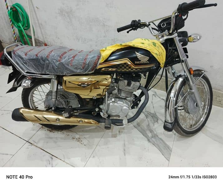 use but fresh bike 125 gold edition 2024 model 03061231531 2