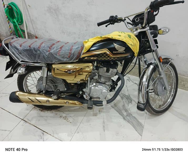 use but fresh bike 125 gold edition 2024 model 03061231531 3