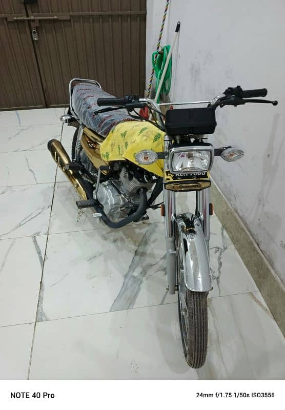 use but fresh bike 125 gold edition 2024 model 03061231531 5