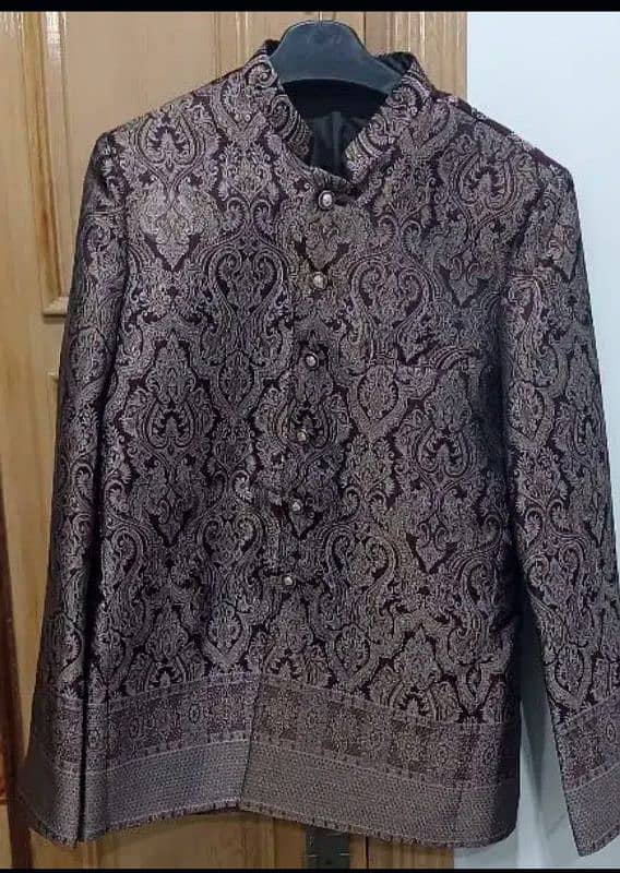 MEHNDI DRESS WITH PRINCE COAT FOR SALE 0