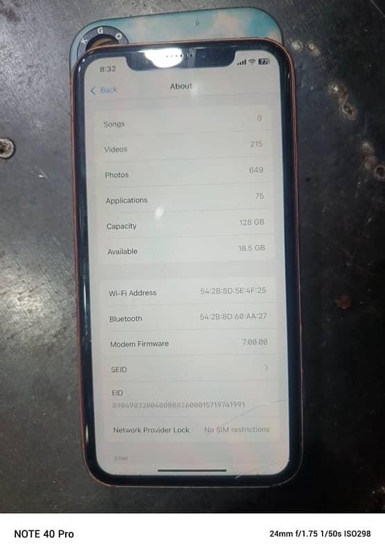 iphone xr 128 GB factory unlock non pta 3