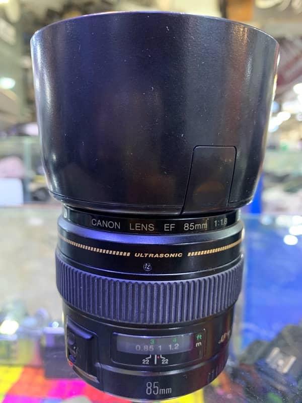 DSLR CAMERA LENS CANON AND YONGNO 85mm contact 03212306356 1