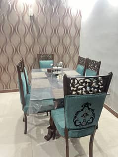 Pure Shesham Chiniot Wood Dining Table Urgent For Sale Need Cash