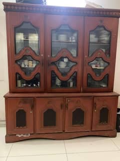 pure wooden showcase