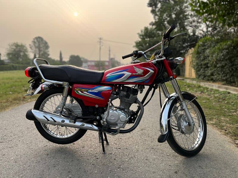 honda 125 model 2022 Islamabad number 0