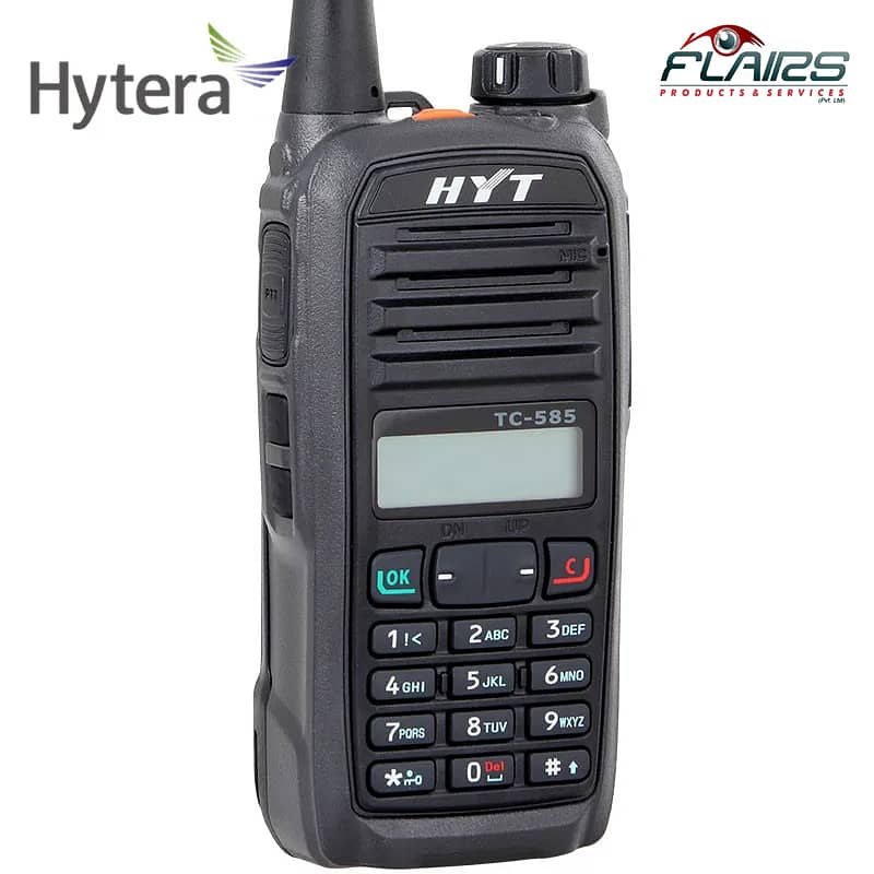 HYT TC 580 Walkie Talkies, Two Way VHF Radio New Pack wireless Set 1pc 0