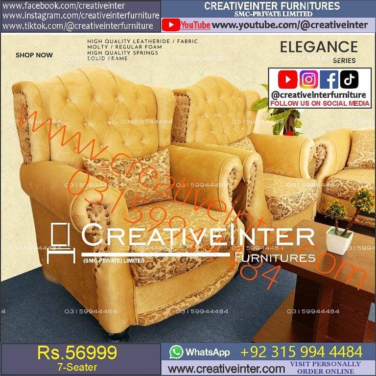 Office Sofa Set table Executive Chair Study CEO Working home Desk Rac 10