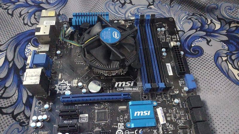 Msi h87 g43 only motherboard on off problem dead 3