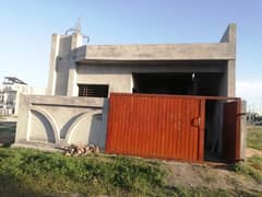 5 marla grey structure available in i block new city phase-2 wah cantt