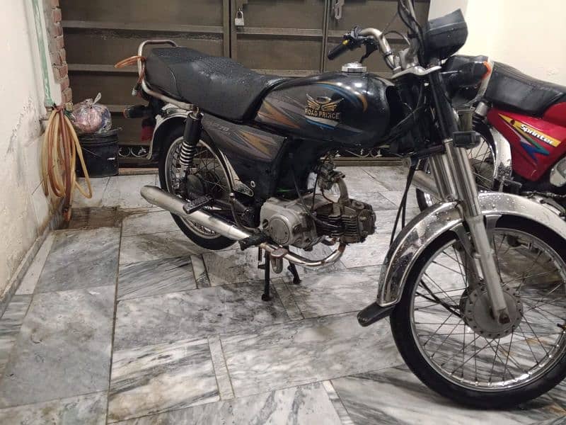 road prince 70cc bike in good condition phone number  03265885053 7