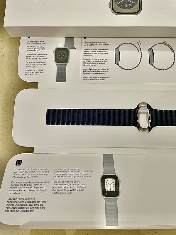 Apple Watch Series 8 Stainless Steel Graphite Magnetic Link USA Import 15