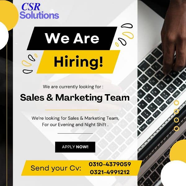 Sales and marketing job 0