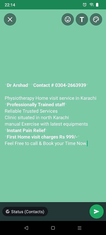 Physiothraphy by Dr Arshad in Karachi 2