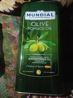 Mundial Olive Pqmace Oil 4ltr