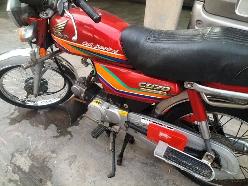 Honda CD 70 2012 model excellent condition original engine good sound 3