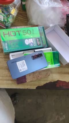 Infinix Hot 50 pro 8/128 just box open