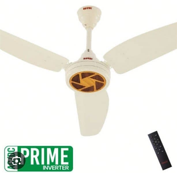 Royal fan ac dc regency passion model 5+5year warranty 03212030028 2