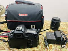 Canon 60D with 2 lenses