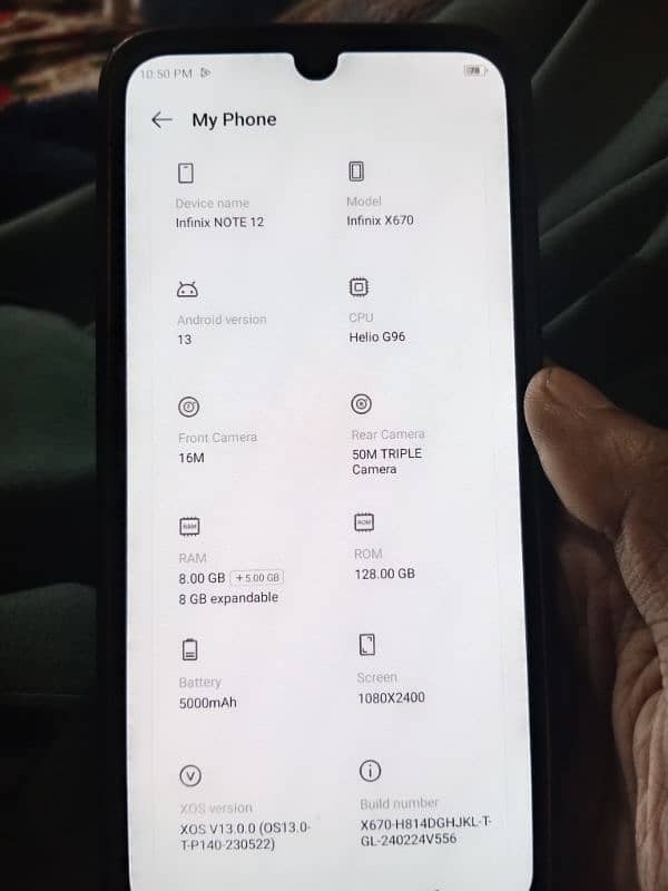 Infinix note 12 6