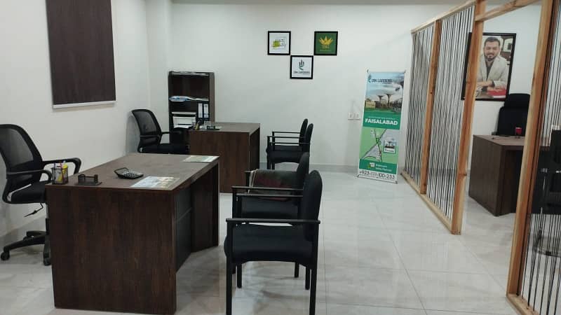 Semi Furnished Office For Rent Kohinoor city Faisalabad 0