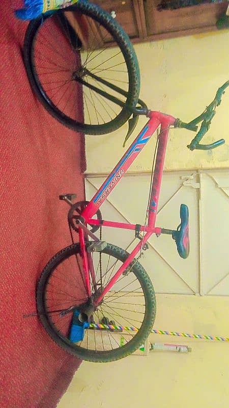 Good Condition number 0309906398 beautiful bicycle 10/10 red and black 1