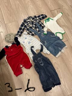 3-6 months clothes