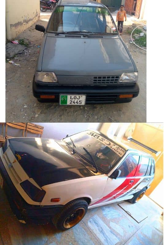 Suzuki Mehran  and  Khyber sports modified car exchange possible 2 car 0