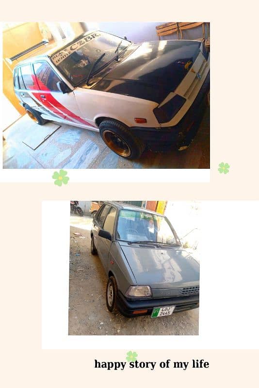 Suzuki Mehran  and  Khyber sports modified car exchange possible 2 car 2