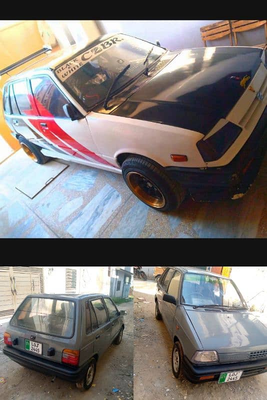 Suzuki Mehran  and  Khyber sports modified car exchange possible 2 car 3