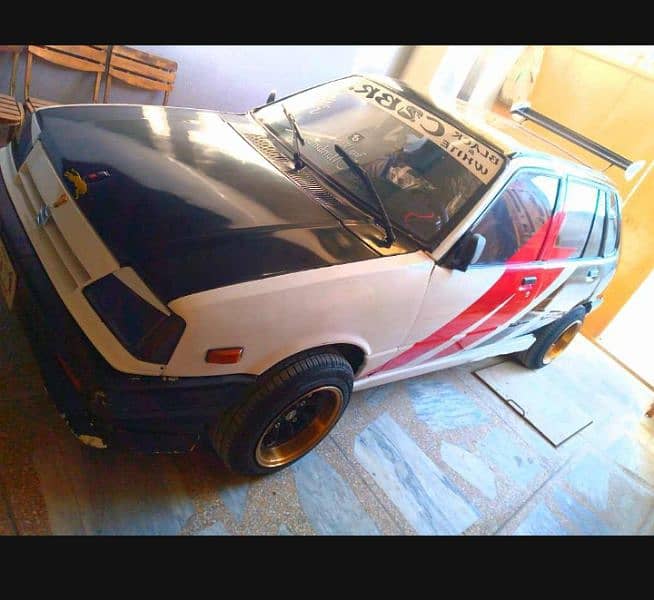 Suzuki Mehran  and  Khyber sports modified car exchange possible 2 car 8