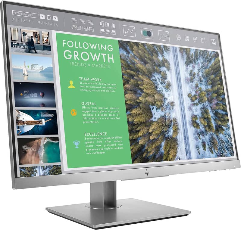 23 Inch HP Borderless Silver IPS Full HD LED Monitor with HDMI 6