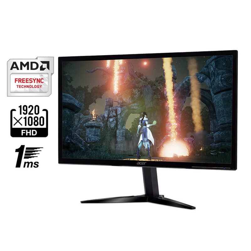 24" Inch Acer 165Hz Gaming Monitor with 1MS Time Response and 2 HDMI 3