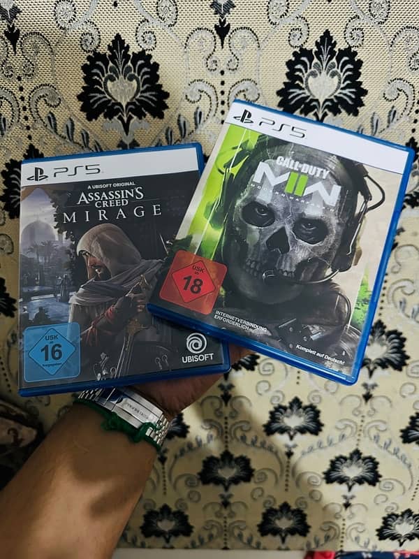 Assassin Creed Mirage & Call of Duty Modern warfare 2 PS5 0